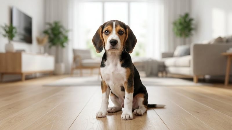 Beagle puppy for the Beagle weight guide