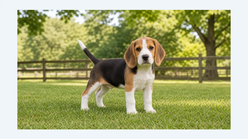 Beagle representing the medium dog age band