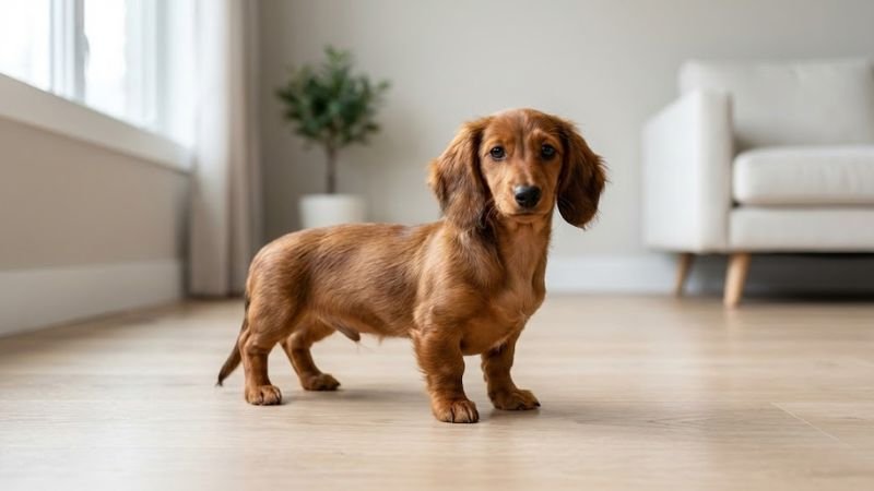 Dachshund puppy for the Dachshund weight guide