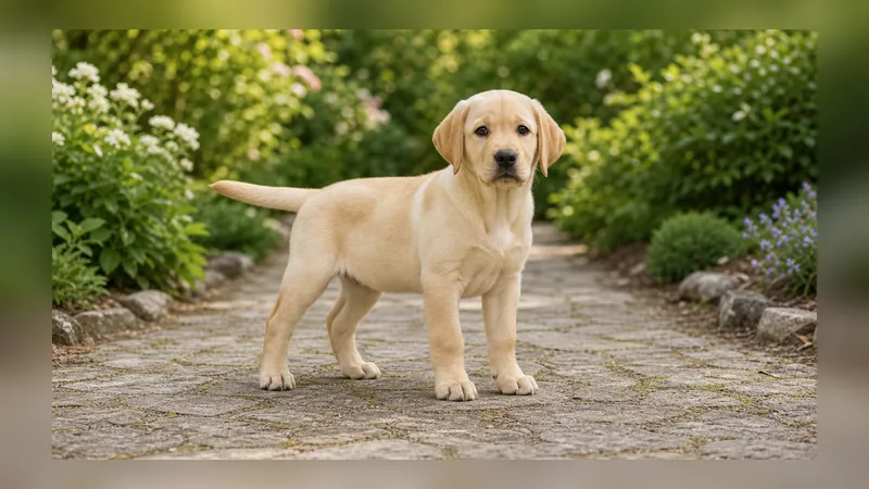 Labrador Retriever representing the large dog age band
