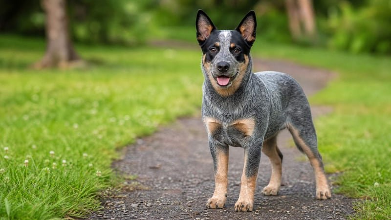 Australian Cattle Dog puppy for the Australian Cattle Dog weight guide