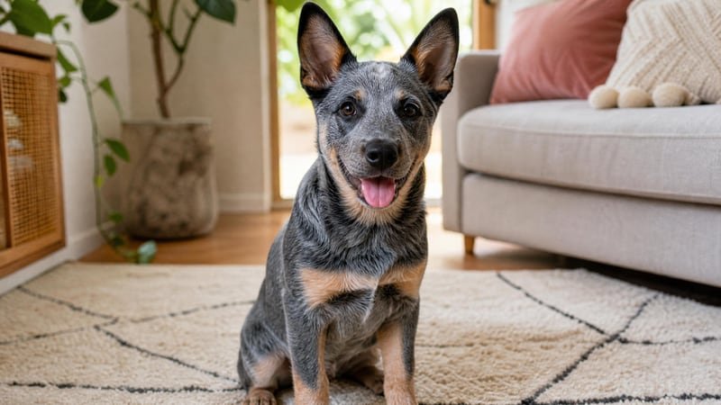 Australian Cattle Dog puppy daily life photo for healthy weight guidance