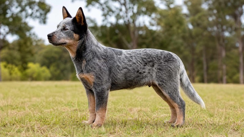 Australian Cattle Dog puppy body condition snapshot for growth tracking