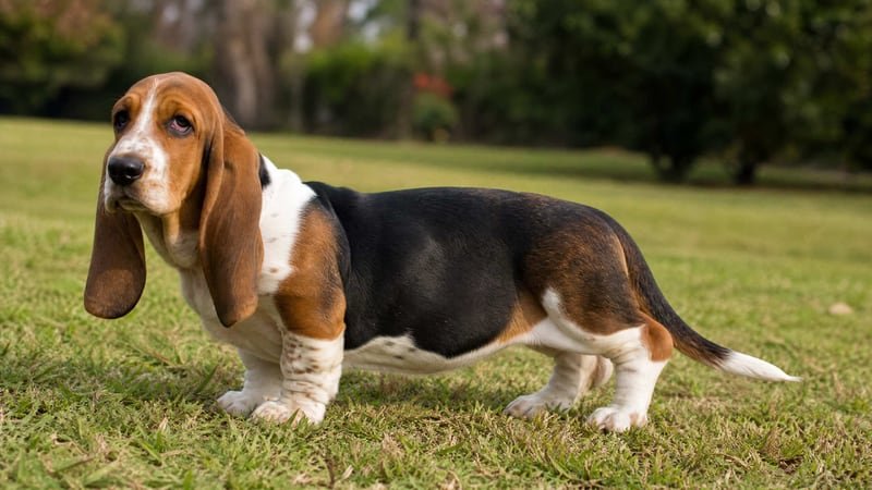 Basset Hound puppy body condition snapshot for growth tracking