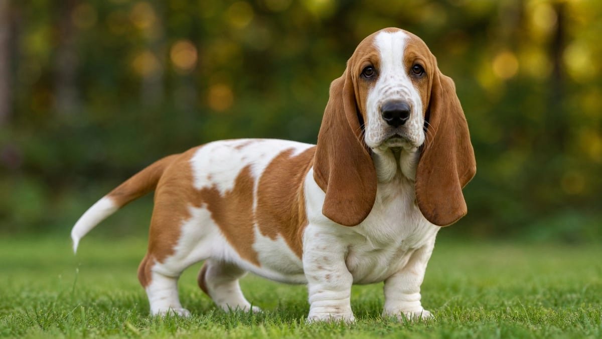 Basset Hound puppy for related breed weight comparison