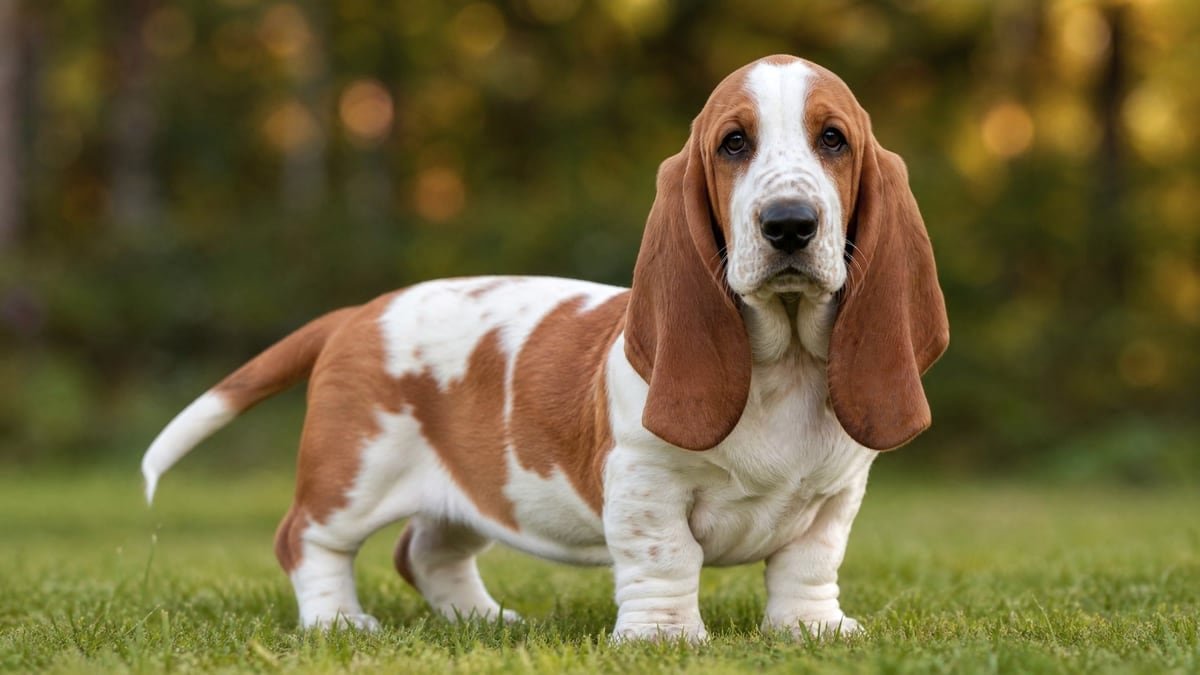 Basset Hound puppy for related breed weight comparison