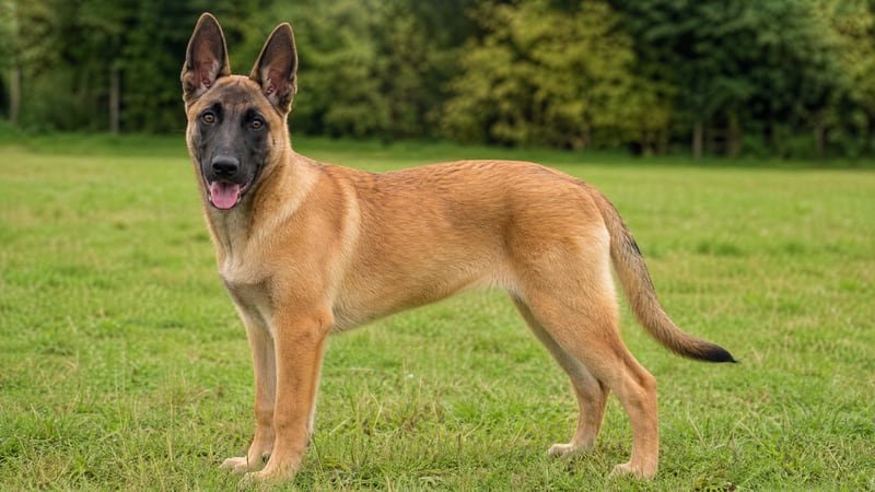 Belgian Malinois puppy body condition snapshot for growth tracking