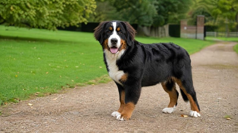 Bernese Mountain Dog puppy for the Bernese Mountain Dog weight guide