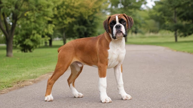 Boxer puppy for the Boxer weight guide