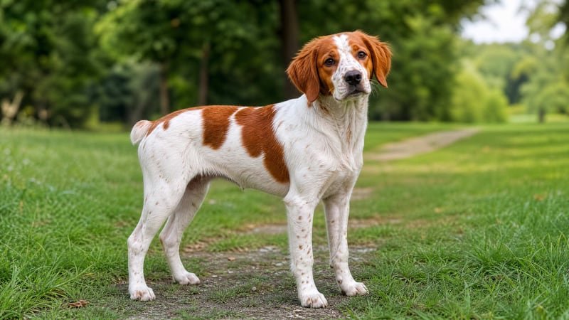 Brittany puppy for the Brittany weight guide