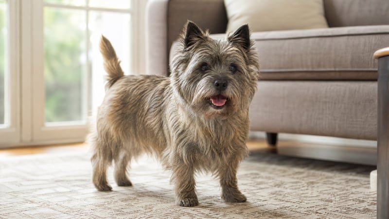 Cairn Terrier puppy daily life photo for healthy weight guidance