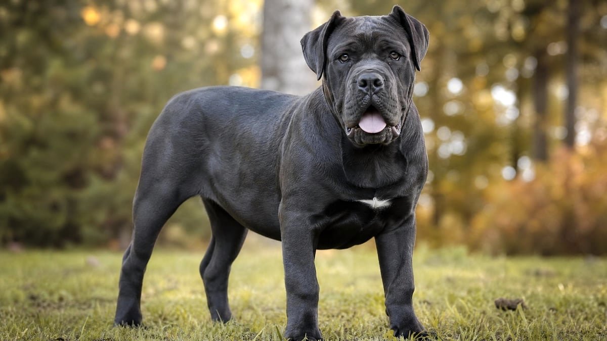 Cane Corso puppy for related breed weight comparison