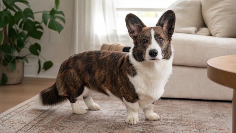Cardigan Welsh Corgi puppy daily life photo for healthy weight guidance