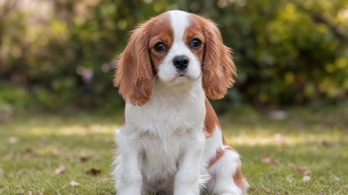 Cavalier King Charles Spaniel puppy for related breed weight comparison