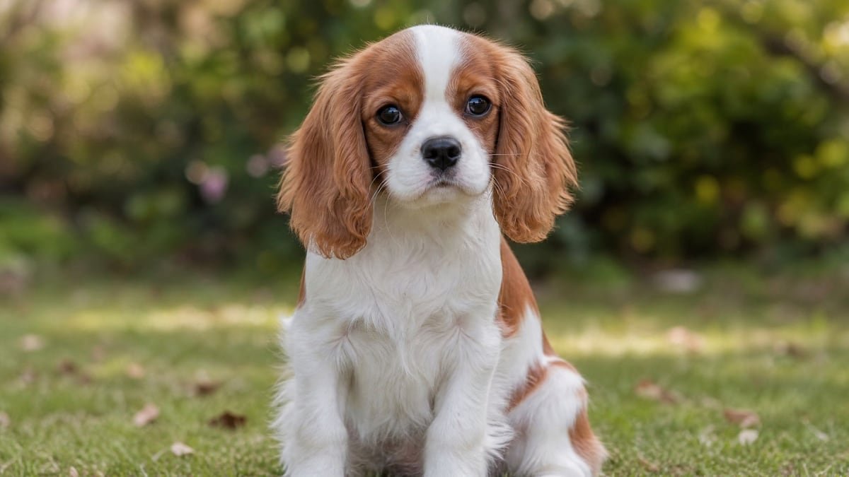 Cavalier King Charles Spaniel puppy for related breed weight comparison