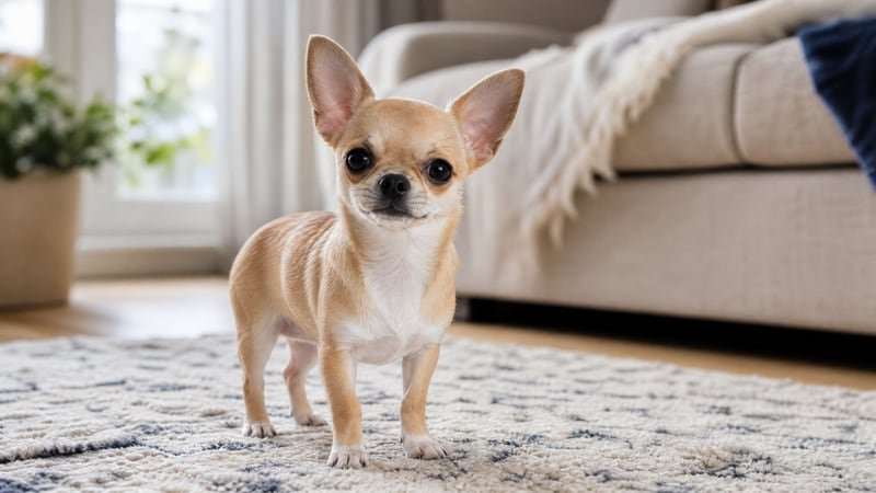 Chihuahua puppy daily life photo for healthy weight guidance