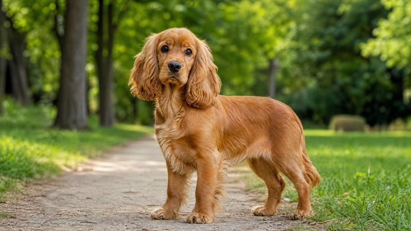 Cocker Spaniel puppy for the Cocker Spaniel weight guide