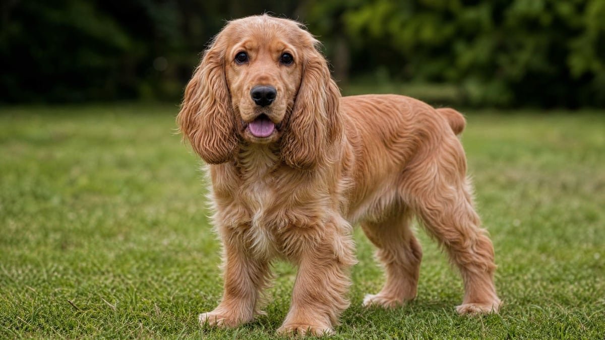 Cocker Spaniel puppy for related breed weight comparison