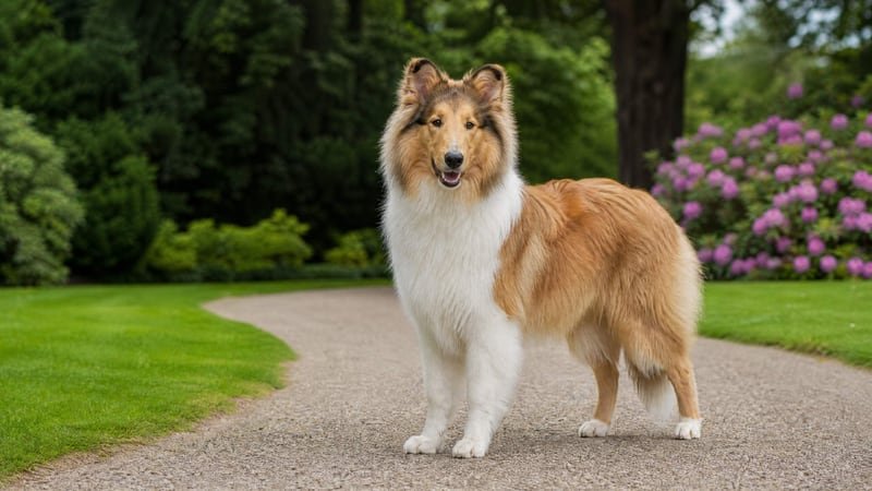 Collie puppy for the Collie weight guide