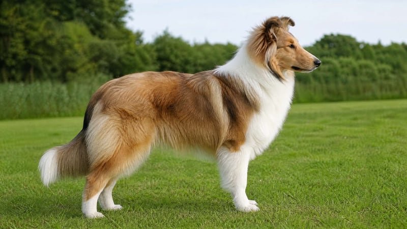 Collie puppy body condition snapshot for growth tracking