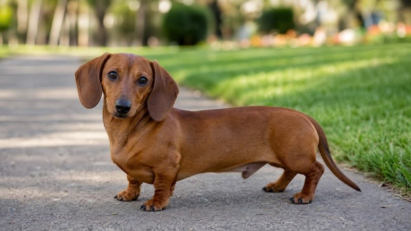 Dachshund puppy for the Dachshund weight guide
