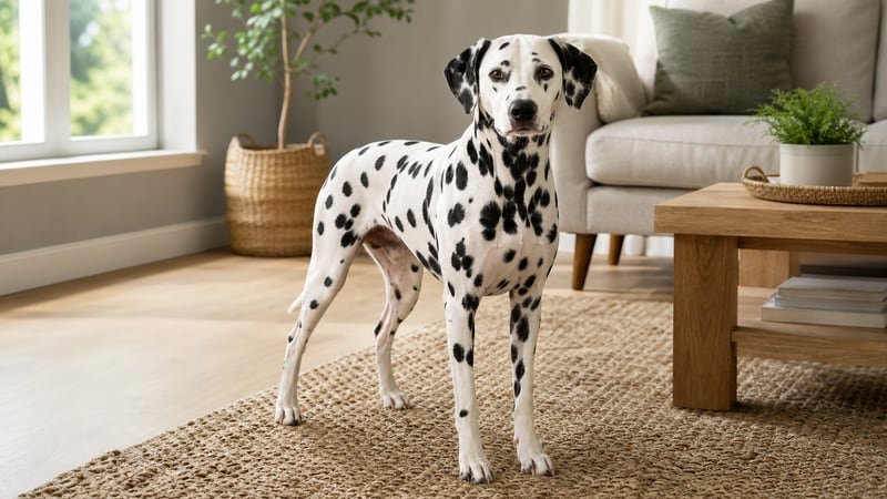 Dalmatian puppy daily life photo for healthy weight guidance