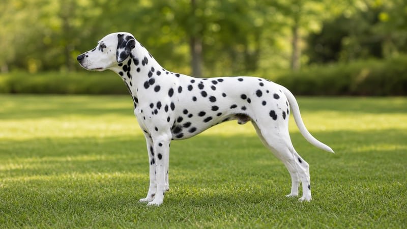 Dalmatian puppy body condition snapshot for growth tracking