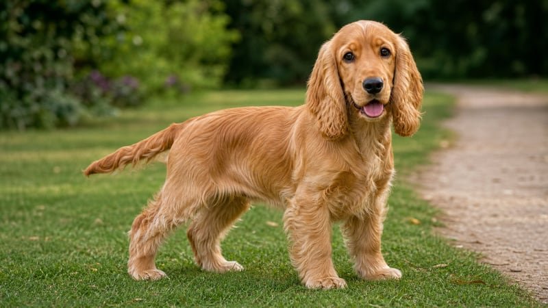 English Cocker Spaniel puppy for the English Cocker Spaniel weight guide