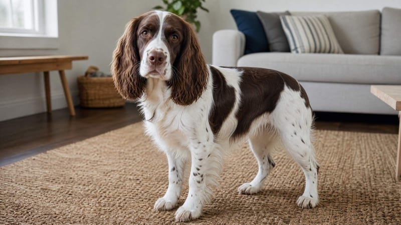 English Springer Spaniel puppy daily life photo for healthy weight guidance
