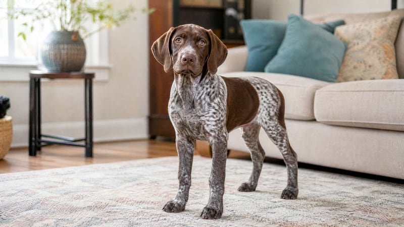 German Shorthaired Pointer puppy daily life photo for healthy weight guidance