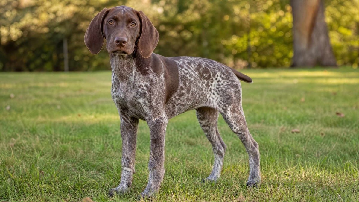 German Shorthaired Pointer puppy for the German Shorthaired Pointer weight chart and growth guide