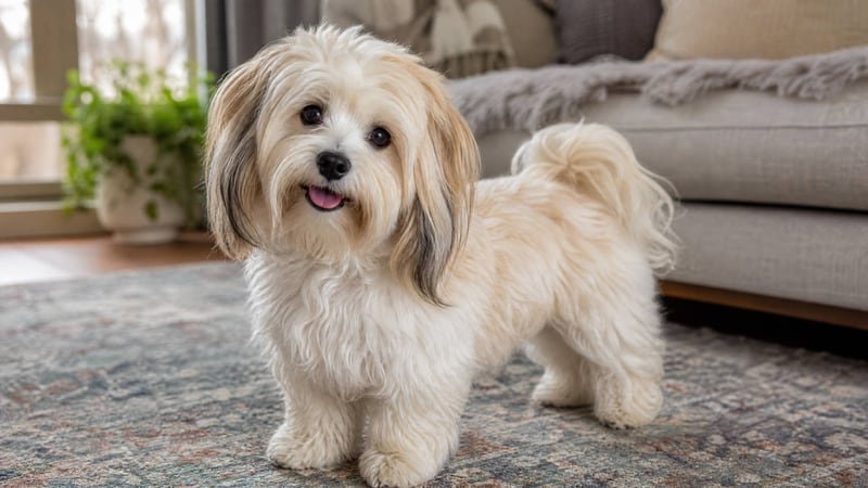 Havanese puppy daily life photo for healthy weight guidance