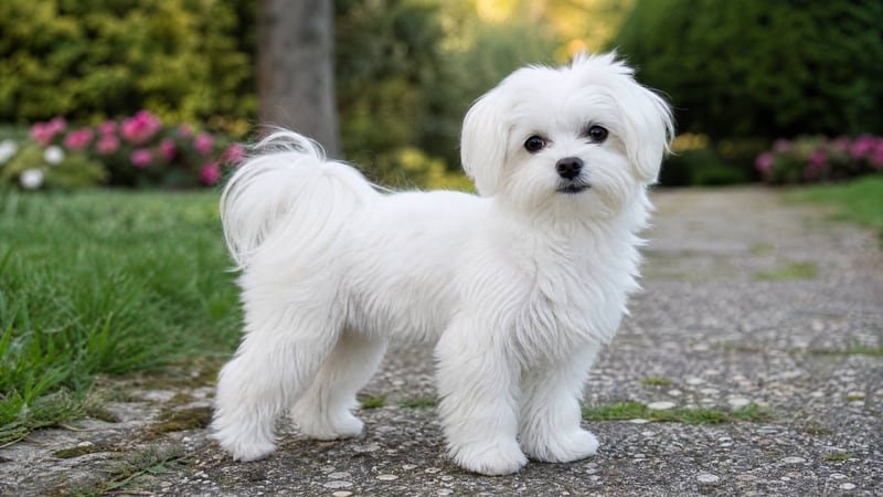 Maltese puppy for the Maltese weight guide