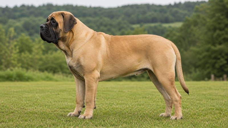Mastiff puppy body condition snapshot for growth tracking