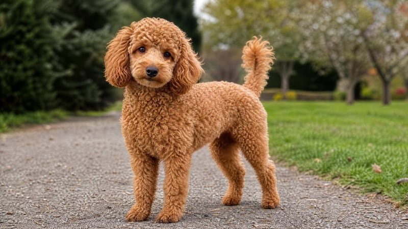 Miniature Poodle puppy for the Miniature Poodle weight guide