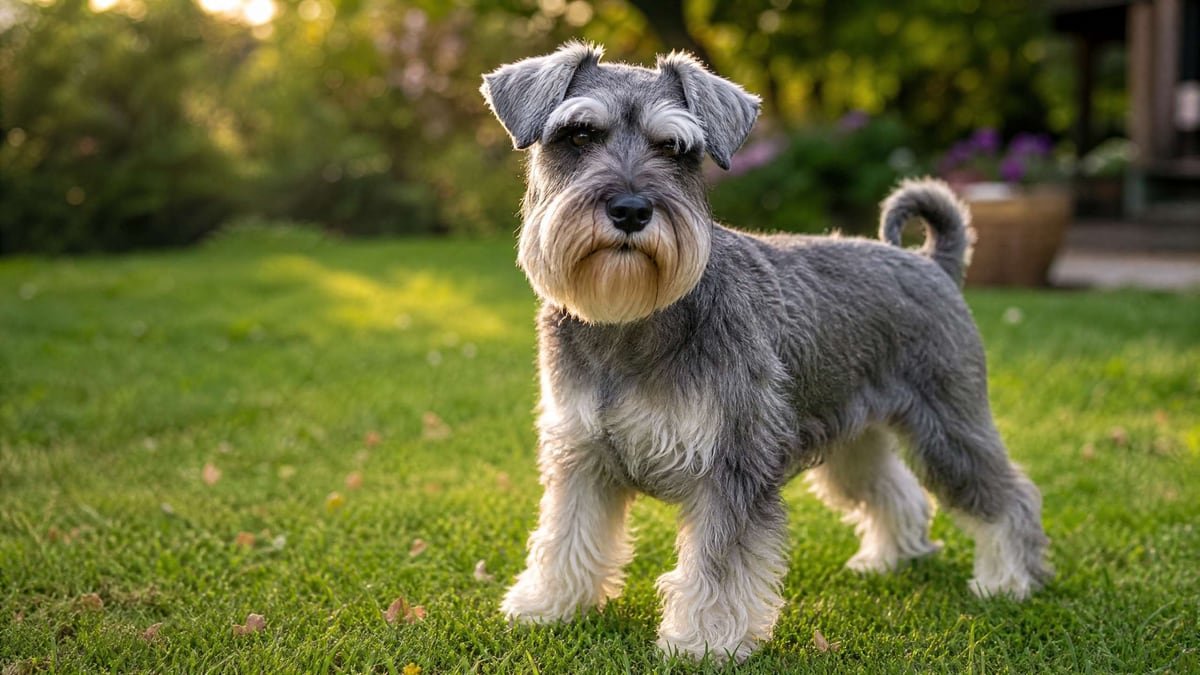 Miniature Schnauzer puppy for the Miniature Schnauzer weight chart and growth guide