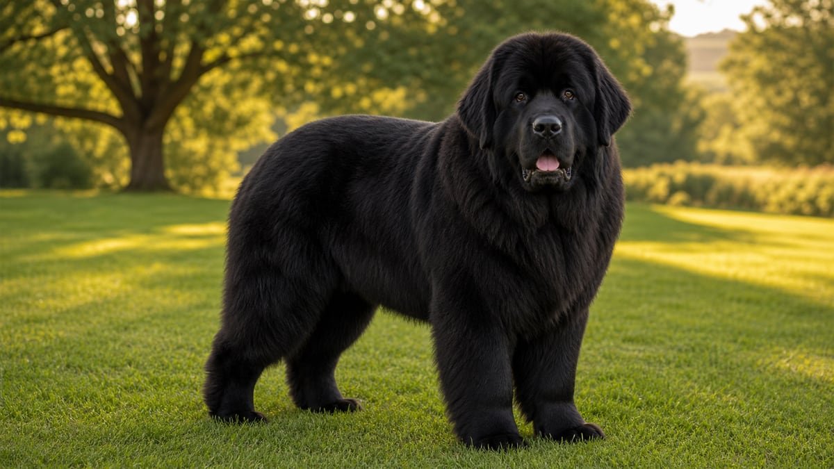 Newfoundland puppy breed detail hero image