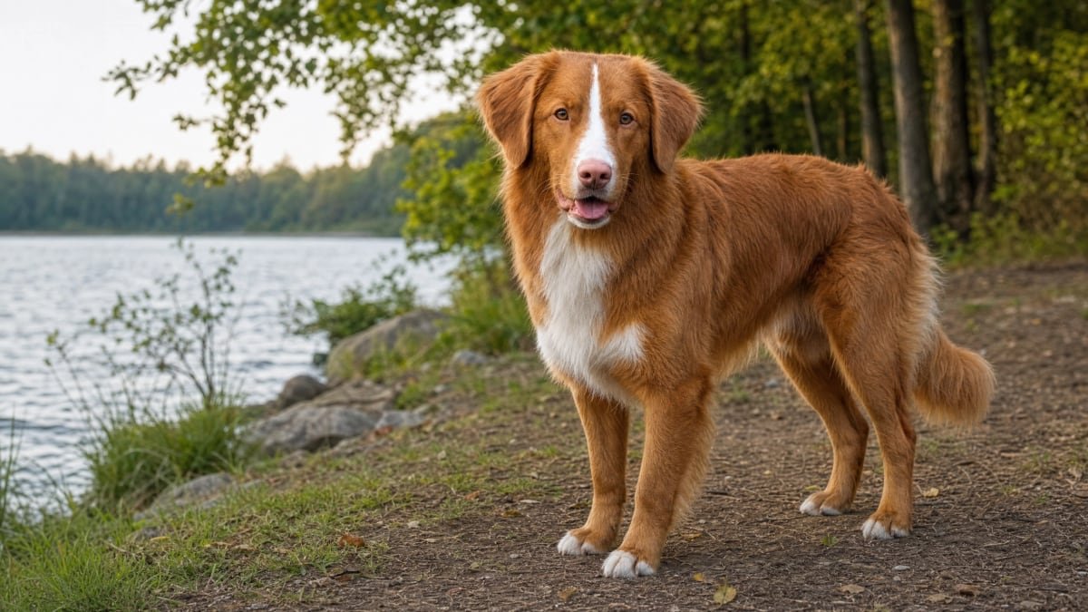 Nova Scotia Duck Tolling Retriever puppy breed detail hero image
