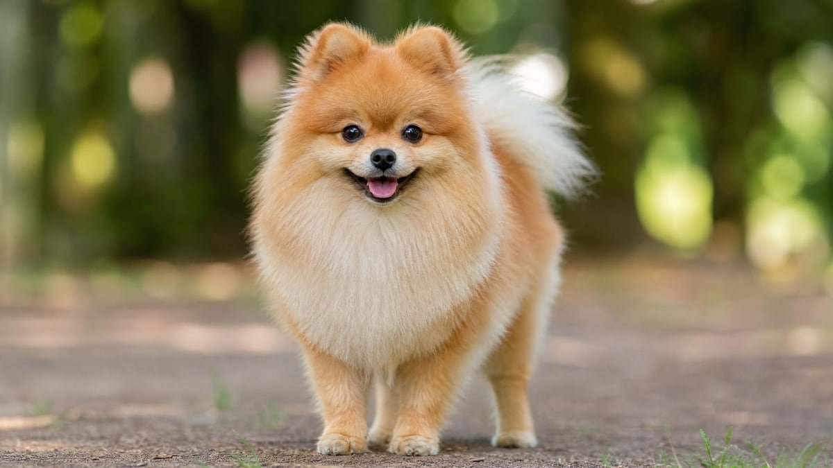 Pomeranian puppy for related breed weight comparison