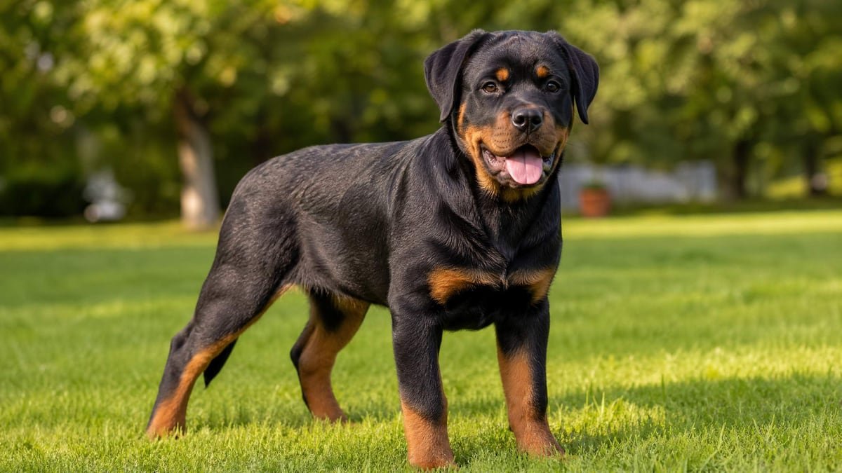 Rottweiler puppy for the Rottweiler weight chart and growth guide