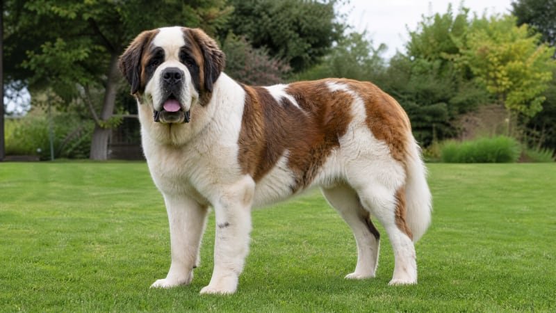 Saint Bernard puppy for the Saint Bernard weight guide