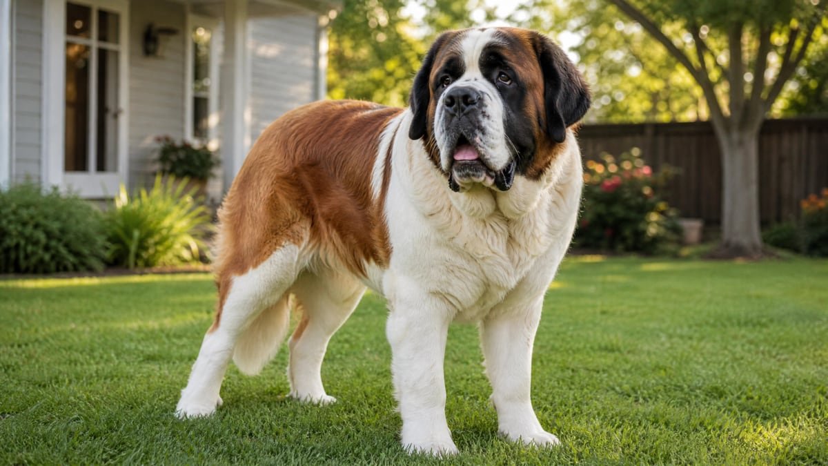 Saint Bernard puppy breed detail hero image