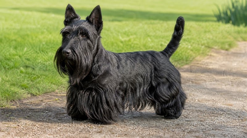 Scottish Terrier puppy for the Scottish Terrier weight guide
