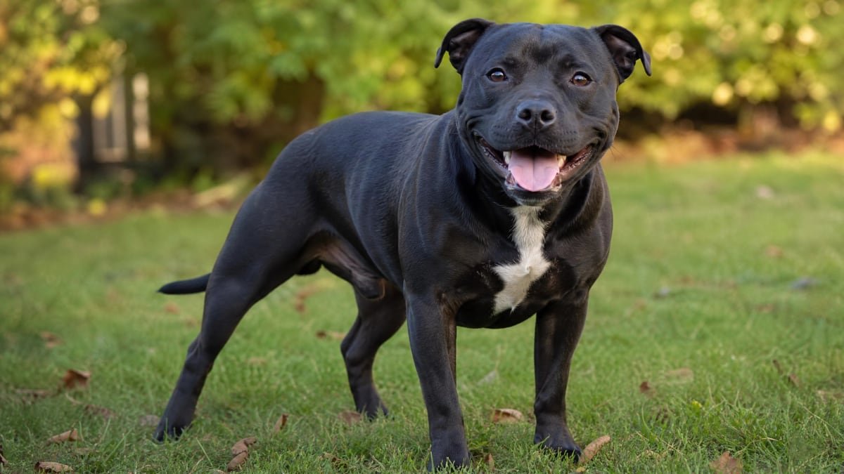 Staffordshire Bull Terrier puppy breed detail hero image