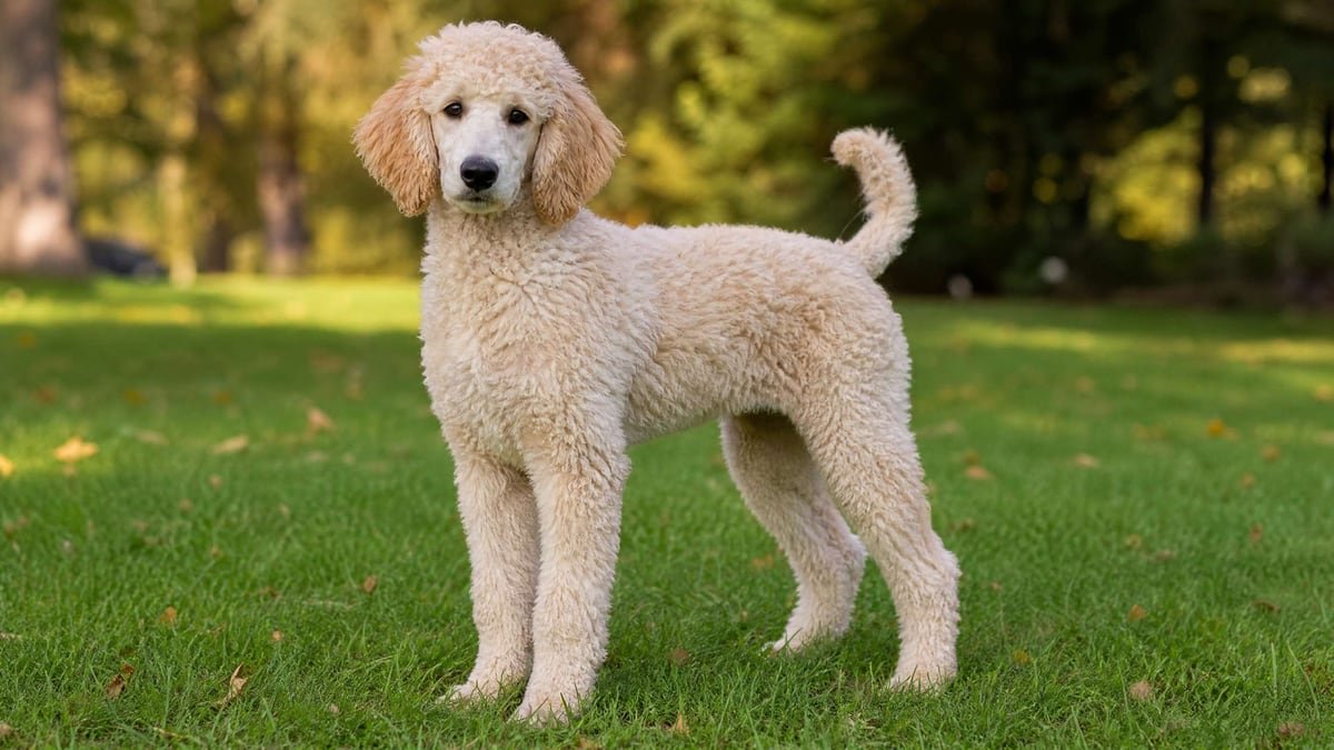 Standard Poodle puppy for the Standard Poodle weight chart and growth guide