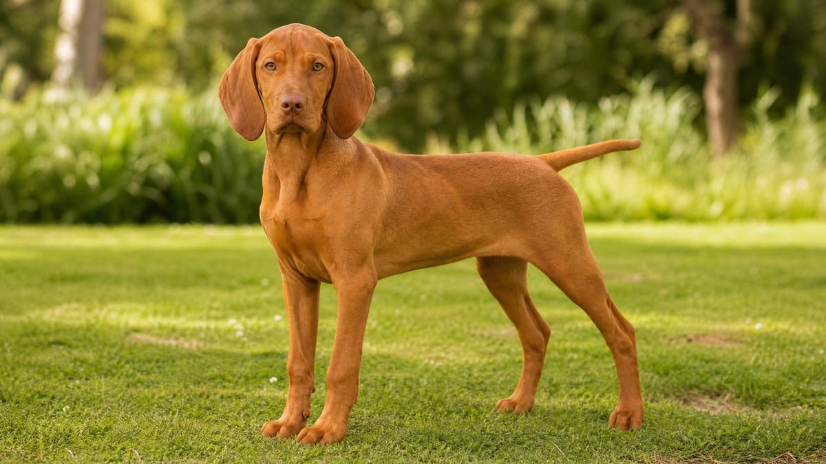 Vizsla puppy for the Vizsla weight chart and growth guide
