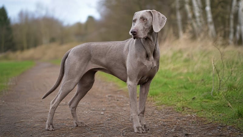Weimaraner puppy for the Weimaraner weight guide