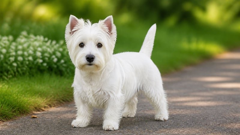 West Highland White Terrier puppy for the West Highland White Terrier weight guide
