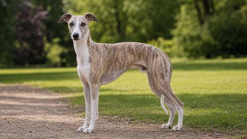 Whippet puppy for the Whippet weight guide