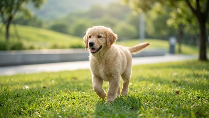 Large breed puppy growth guide cover image